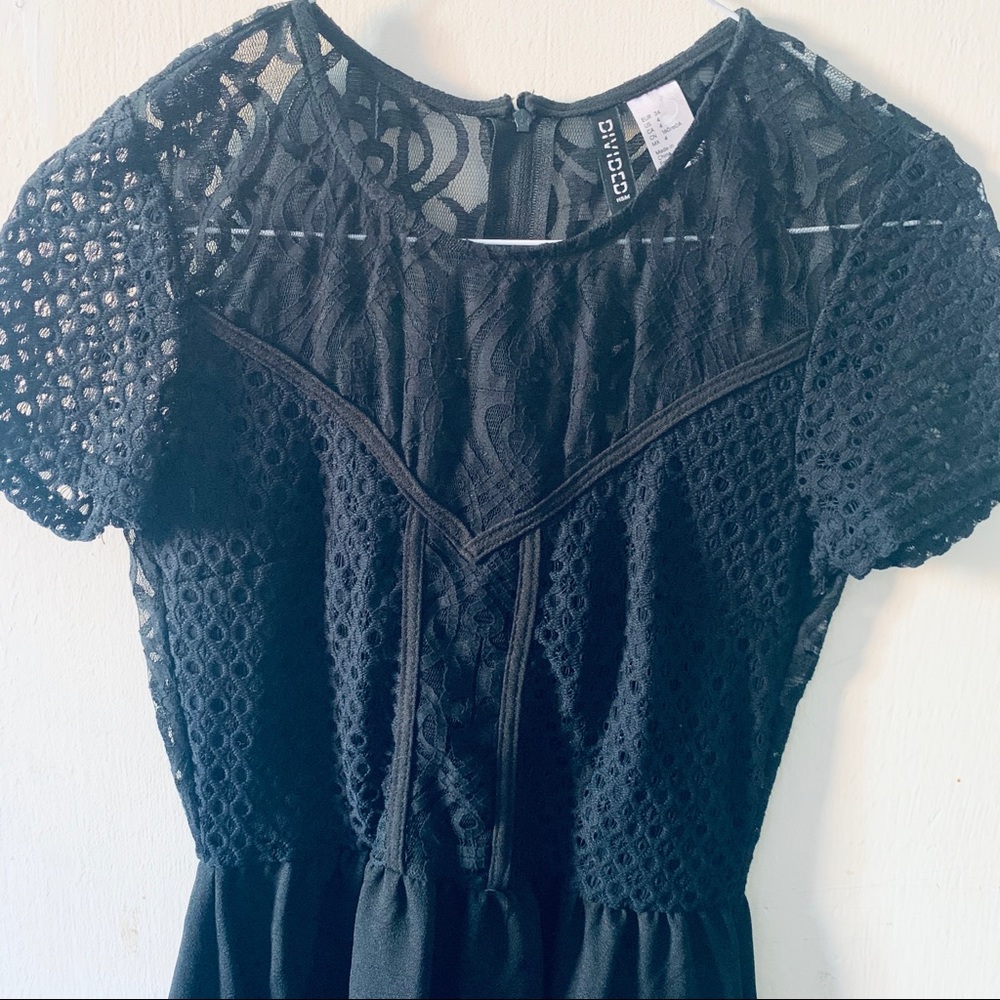 H&M Divided Black Lace Dress - Picture 1 of 5